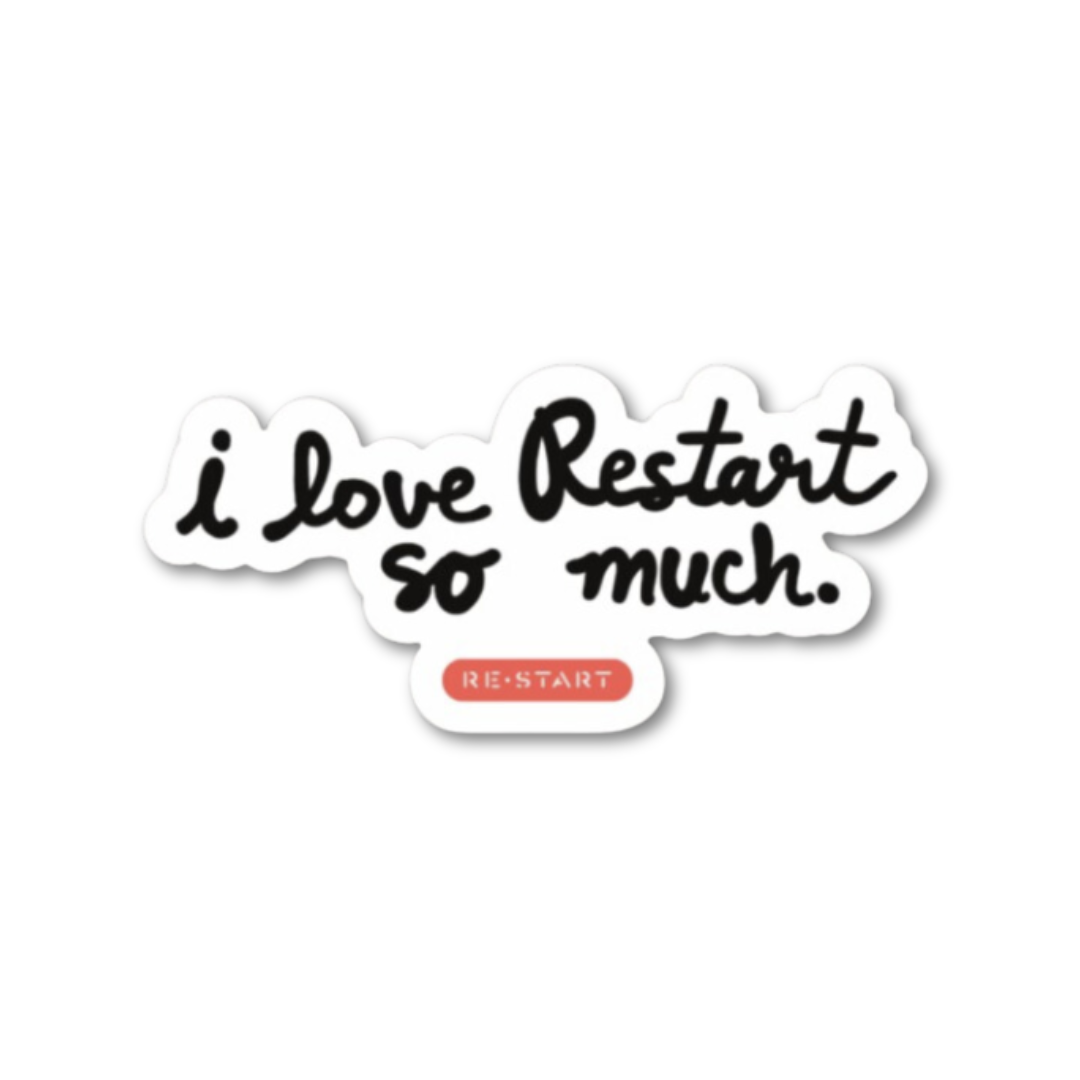 RESTART Stickers / I Love Restart!